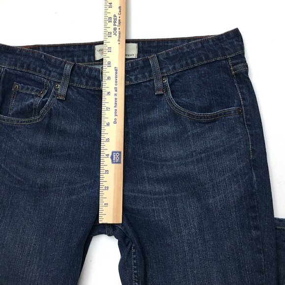 Levi's Signature Women's Jeans Low Rise Bootcut Dark Wash size 10L Length 34" - Picture 6 of 8